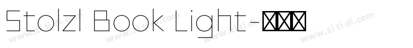 Stolzl Book Light字体转换